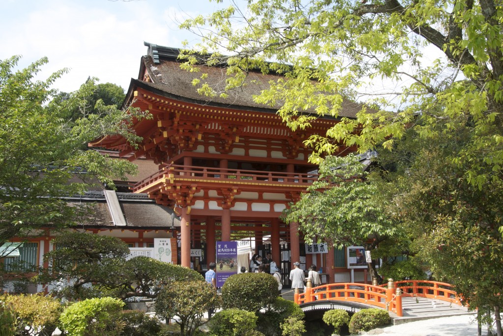The romon at Kamigamo Jinja, also part of a World Heritage complex
