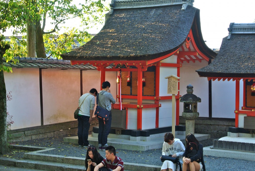The subshrine at Fushimi Inari dedicated to the Hata clan ancestral spirits