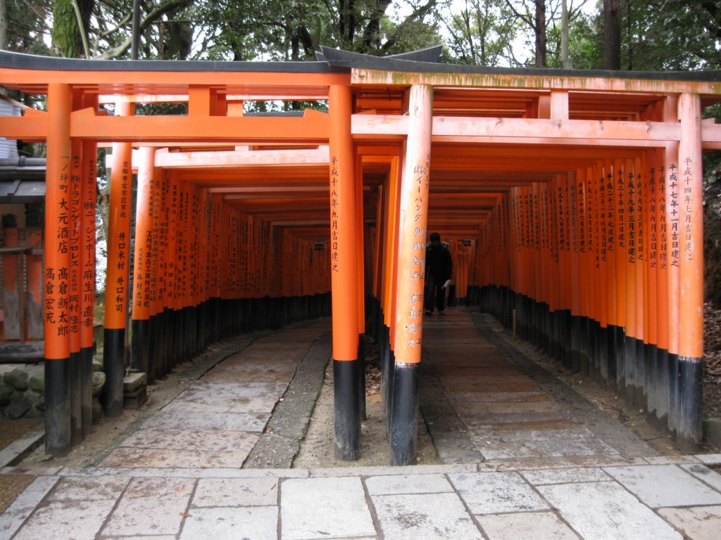 Fushimi Inari is the most famous place associated with the influential Hata clan