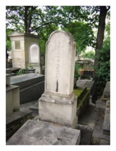 Grave of Nonaka Motoemon in Pere Lachaise in Paris