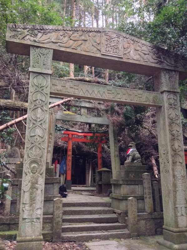 There's something about the shrine that lingers in the mind, captured here in a photo by Ken Rodgers showing an eerie black entity in the abandoned compound.