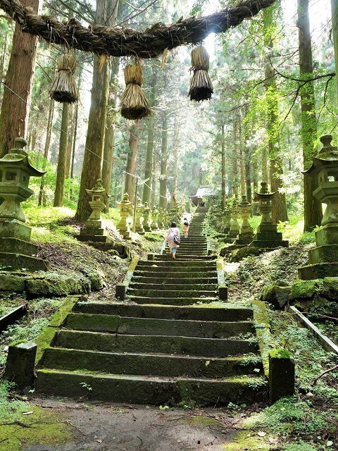 Steps to the shrine