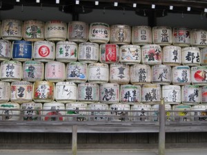 sake casks