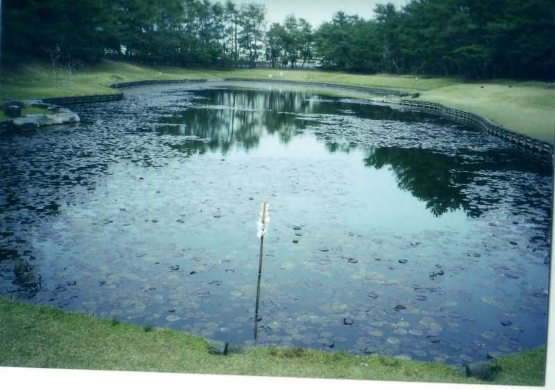 The pond where by tradition Izanagi performed the first ritual cleansing, or misogi