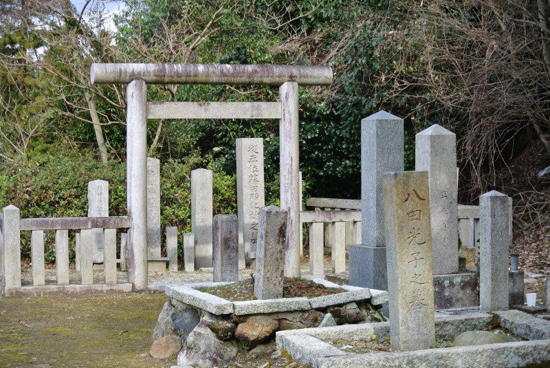 The torii in the Zen cemetery of Nanzen-ji, right next to Larry Ellison's estate