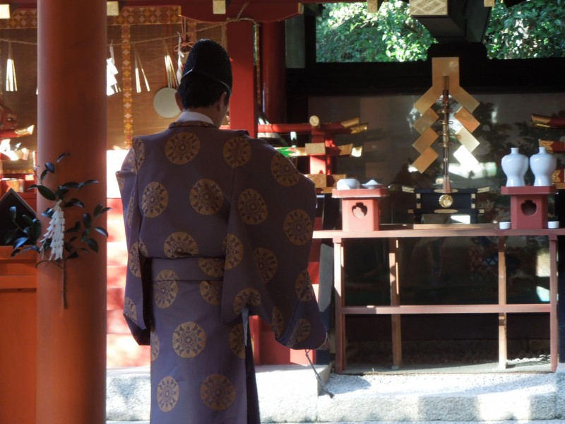 Rituals at Shinto shrines are for ancestral or animist spirits