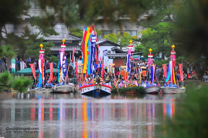 Boat festival at Matsue
