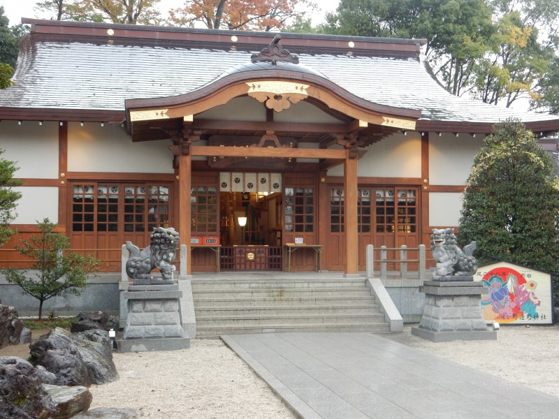The main building of Nobeno Jinja in the township of Hisai, in Mie Prefecture