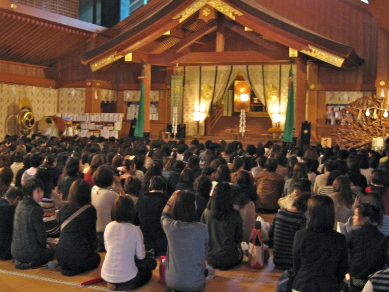 Inside the Haiden of Izumo Taisha